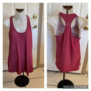 Lulu Red Racerback Athletic Tank Top